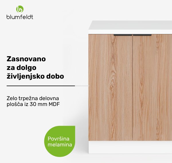 Blumfeldt WoodVista regal, Praktična postavitev polic, Enostavno vzdrževanje materialov, Prostor za shranjevanje