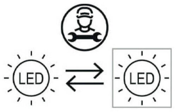 NAMIZNA LED-SVETILKA 17/24 cm