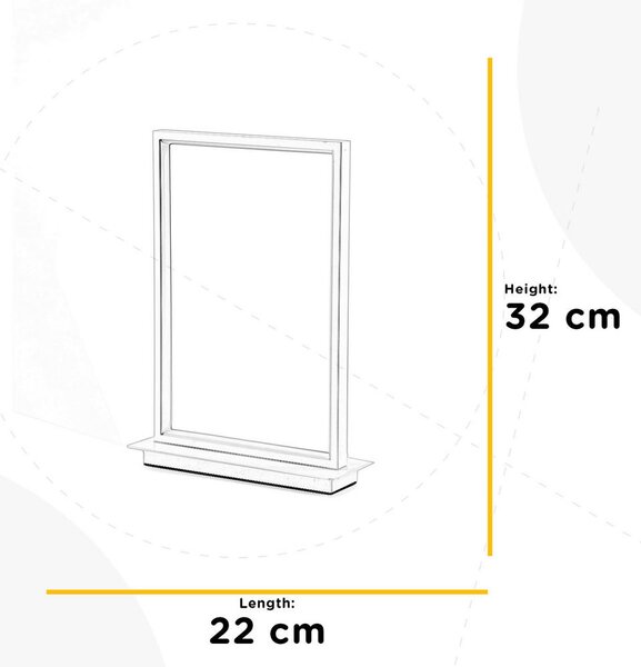 NAMIZNA LED-SVETILKA 22/8/32 cm