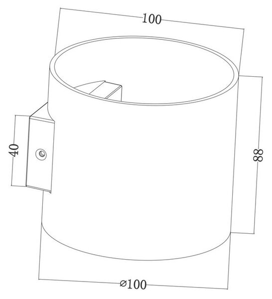 STENSKA SVETILKA Ceiling & Wall 50 W 230 V G9
