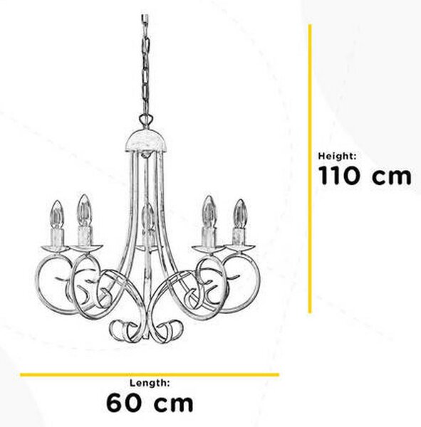 LESTENEC 60/60/110 cm E14