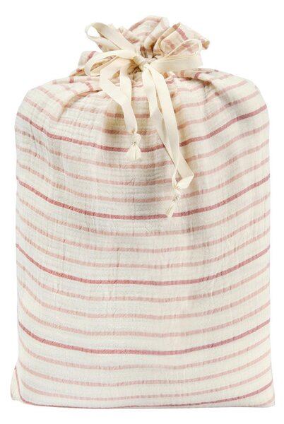 POSTELJNINA 140/200 cm muslin roza