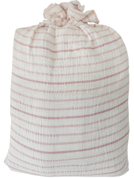 POSTELJNINA 140/200 cm muslin roza