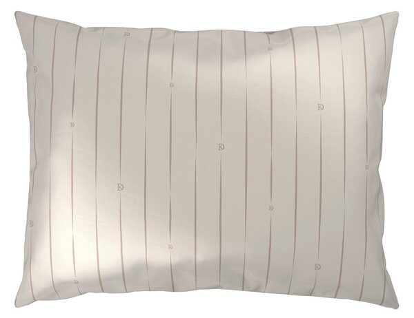 OBOJESTRANSKA POSTELJNINA STRIPES DK 200/200 cm saten bež
