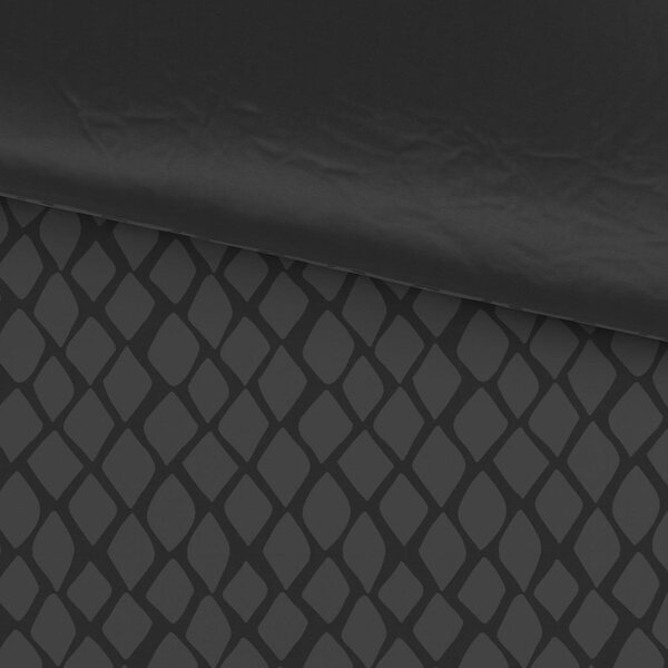 OBOJESTRANSKA POSTELJNINA STRIPES DK 200/200 cm saten antracit