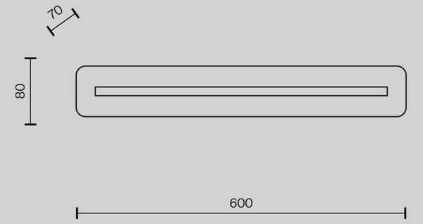 STENSKA SVETILKA 250 lm 3000 K