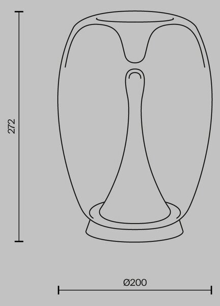 NAMIZNA SVETILKA 20/27,2 cm