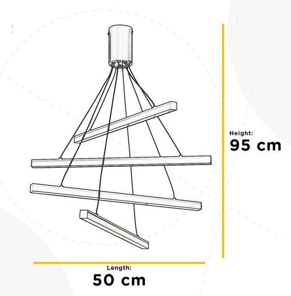 VISEČA LED-SVETILKA 3000 K