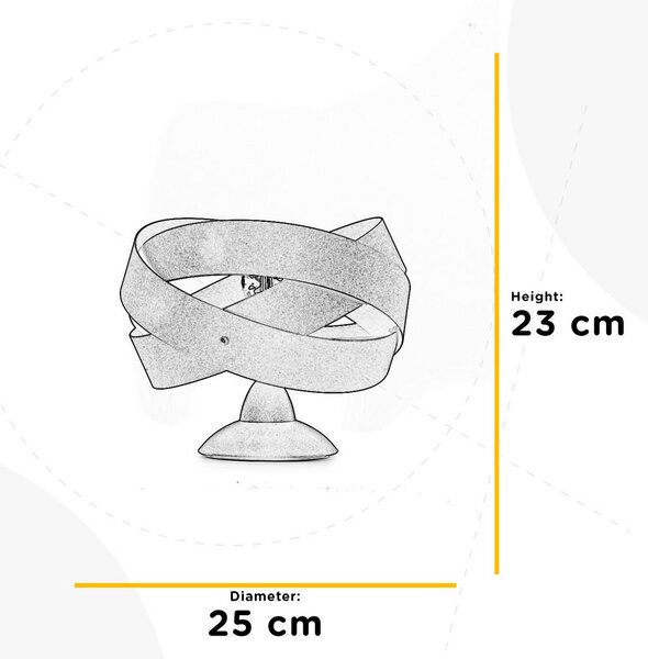 NAMIZNA SVETILKA 25/23 cm