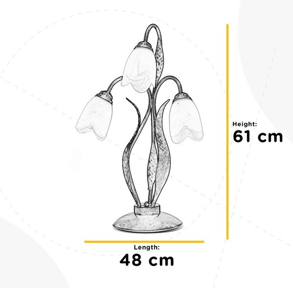 NAMIZNA SVETILKA 48/61/48 cm