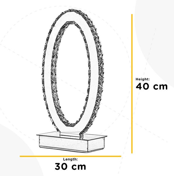 NAMIZNA LED-SVETILKA 30/40 cm