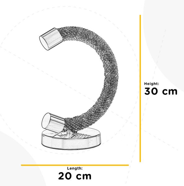 NAMIZNA LED-SVETILKA CLOTILDE 20/20/30 cm