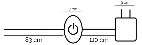 STOJEČA LED-SVETILKA 4948 DAFNE 1200 lm 4000 K