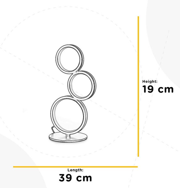 NAMIZNA LED-SVETILKA 19/39 cm