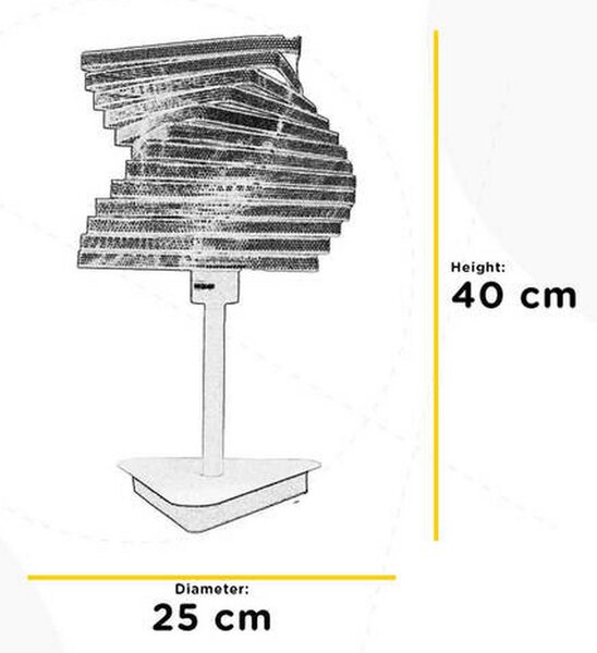 NAMIZNA SVETILKA 25/40 cm