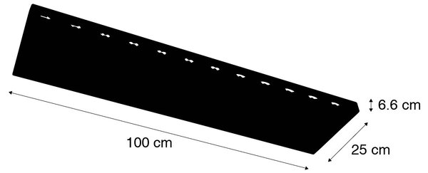 Sodobna LED plošča bela 100 cm z LED zatemnilnikom do toplote - Ayda