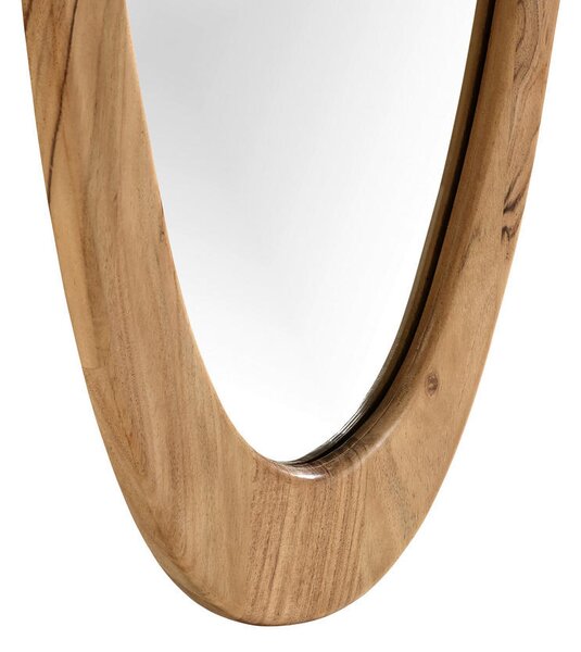 STENSKO OGLEDALO, 60/165/2,5 cm les, steklo