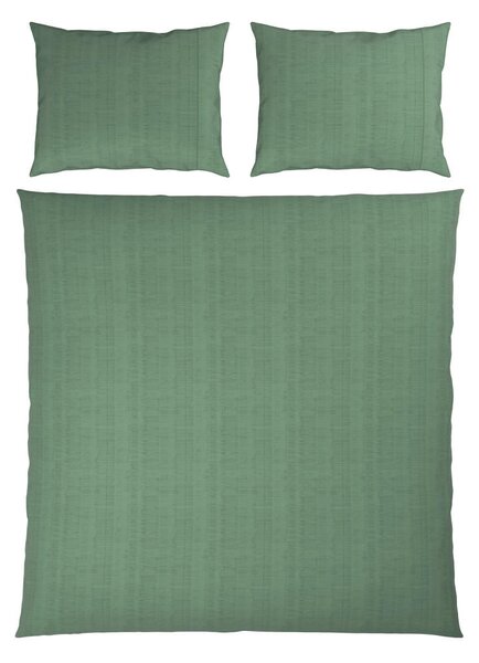 POSTELJNINA Mavie 200/200 cm saten zelena