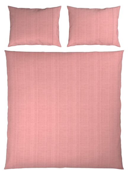 POSTELJNINA Mavie 200/200 cm saten srebrne barve, pink