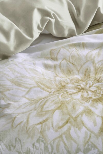POSTELJNINA 140/200 cm saten pastelno modra