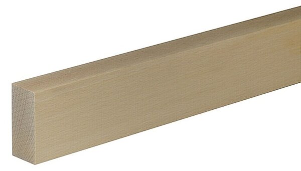 Profiles and more Pravokotna letev (95 cm x 60 mm x 29 mm, Bukev)