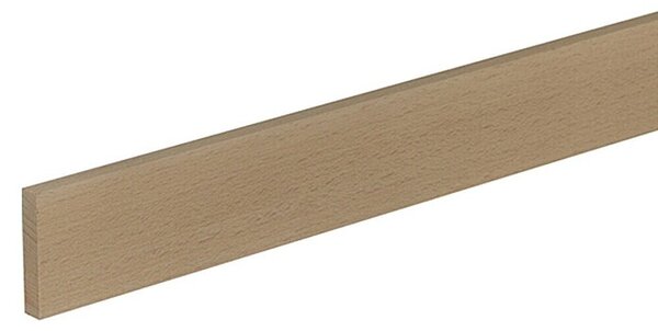 Profiles and more Pravokotna letev (95 cm x 45 mm x 8 mm, Bukev)