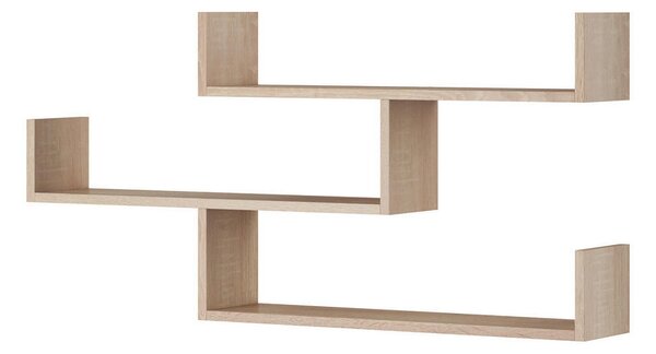 STENSKI REGAL 119,1/55/18 cm hrast sonoma