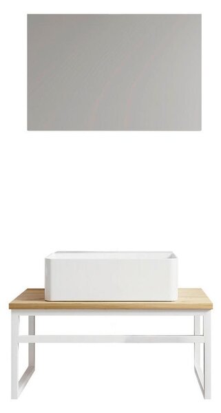MID.YOU Kopalnica Bitila 60, Bela, Barva Hrasta