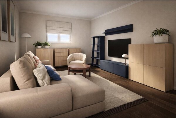 Modern Living Regal Natta, Temno Modra