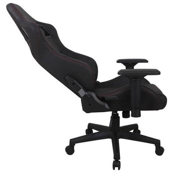 GAMING STOL umetna masa, tekstil črna