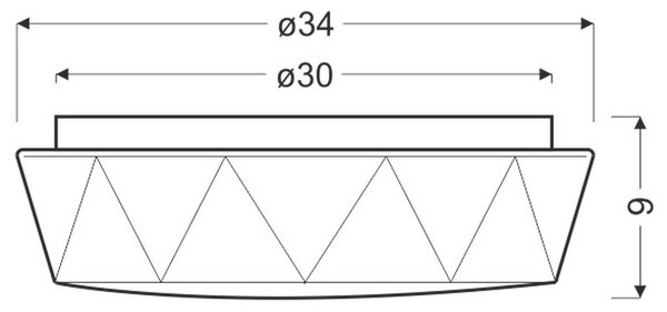 STROPNA LED-SVETILKA 10 W 660 lm 6500 K 230 V