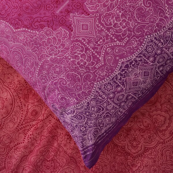 POSTELJNINA 140/200 cm saten pink