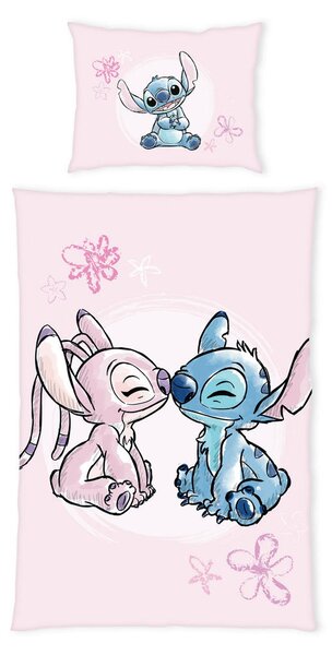 POSTELJNINA Disney Stitch 140/200 cm renforcé večbarvno