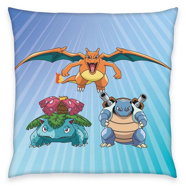MLADINSKA POSTELJNINA Pokemon 135/140/200 cm renforcé modra, bela
