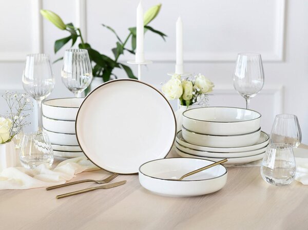 JEDILNI SERVIS Nordic Festive Creme