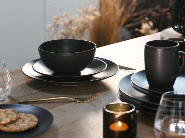 KOMBINIRANI SERVIS Soft Touch Black