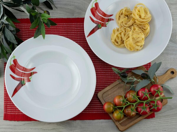SET KROŽNIKOV ZA TESTENINE 29,5 cm