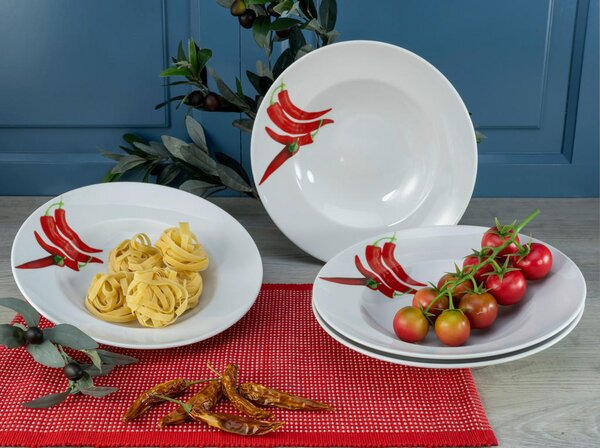 SET KROŽNIKOV ZA TESTENINE 29,5 cm