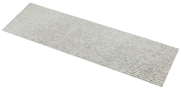 KUHINJSKI TEKAČ 80/250 cm taftano srebrne barve