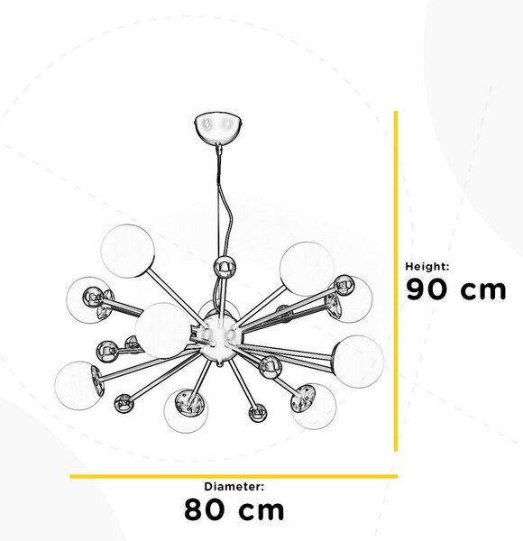 LESTENEC 5043 BILLO 80/80/90 cm E14