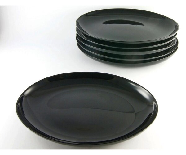 SET KROŽNIKOV ZA ZREZKE Italien Party Schwarz 30 cm