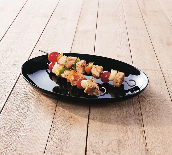 SET KROŽNIKOV ZA ŽAR Italien Party Schwarz 33 cm