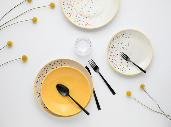 JEDILNI SERVIS Joy Gelb-bunt