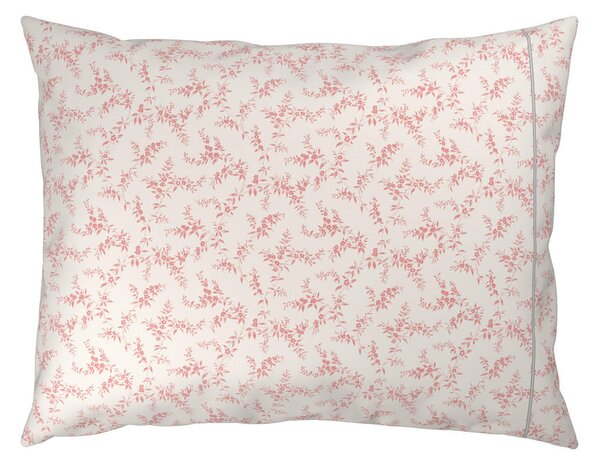 POSTELJNINA Mavie 140/200 cm saten srebrne barve, pink