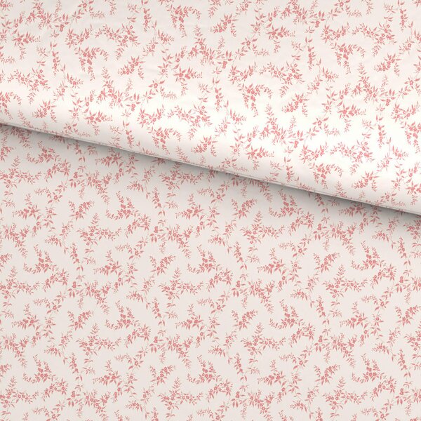 POSTELJNINA Mavie 200/200 cm saten srebrne barve, pink