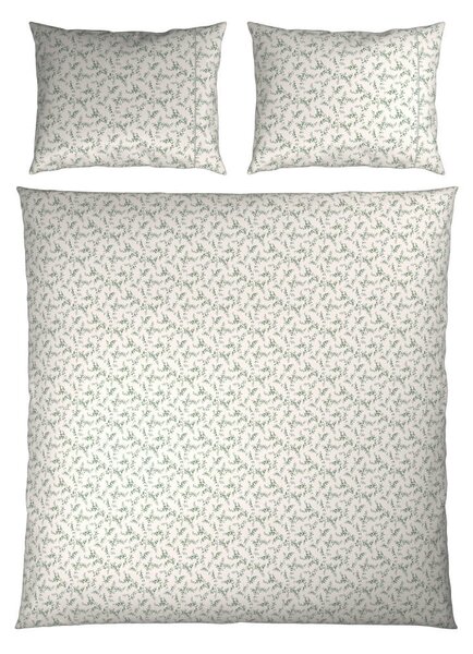 POSTELJNINA Mavie 200/200 cm saten zelena