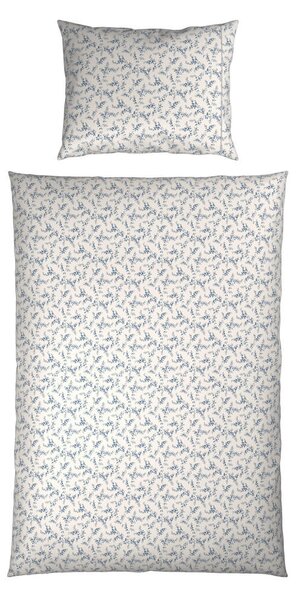POSTELJNINA Mavie 140/200 cm saten modra