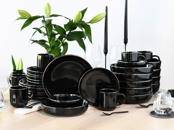 KOMBINIRANI SERVIS Nordic Festive Schwarz