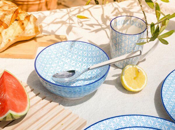 KOMBINIRANI SERVIS Mediterran Blau
