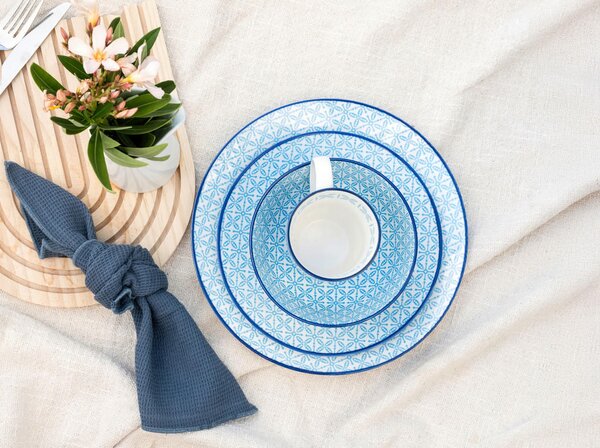 KOMBINIRANI SERVIS Mediterran Blau